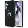 KARL LAGERFELD futerał do SAMSUNG S25 KLHMS25SSKCHTCK (Magnetic Silicone Double Heads) czarny